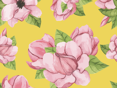 小清新治愈系植物图案纹理肌理28