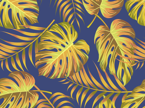 时尚热带植物花纹图案纹理肌理17 (2)