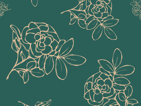 治愈系小清晰植物森系纹理图案肌理30