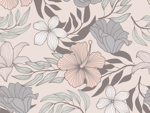  时尚热带植物花纹图案纹理肌理45 (2) 