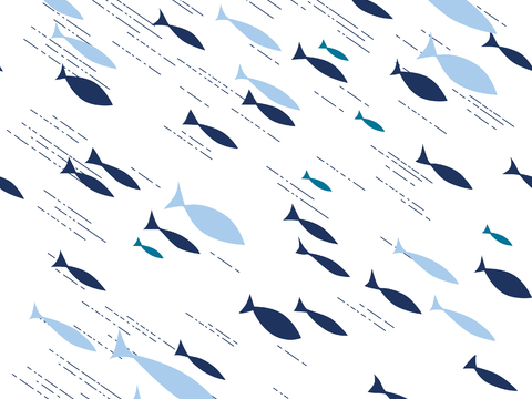  卡通可爱儿童动物图案纹理肌理134 