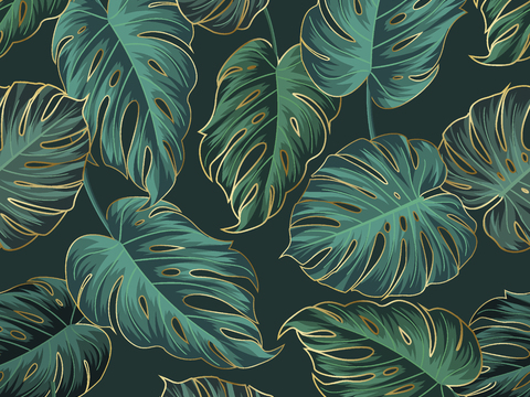 时尚热带植物花纹图案纹理肌理22