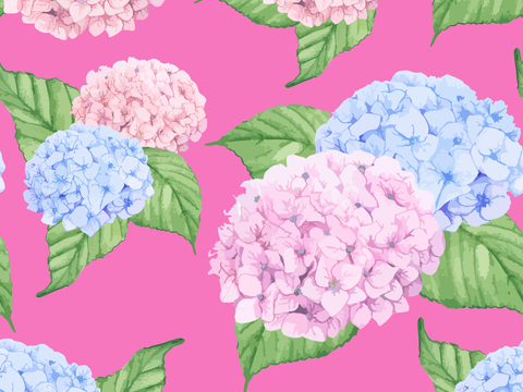 小清新治愈系植物图案纹理肌理35