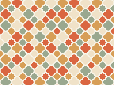 摩洛哥民族风马赛克几何图案纹理38