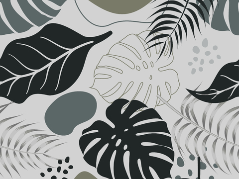 时尚热带植物花纹图案纹理肌理35 (2)