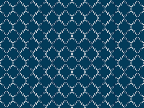 摩洛哥民族风蓝色马赛克几何图案纹理65