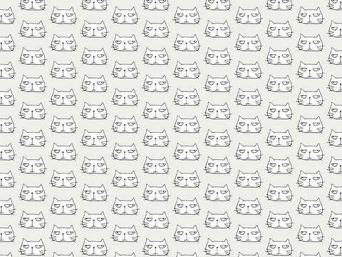  卡通可爱儿童动物图案纹理肌理110 