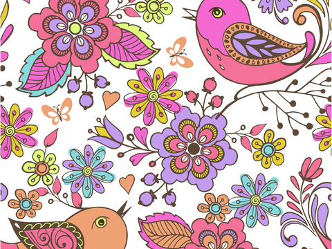 时尚植物图案纹理肌理21