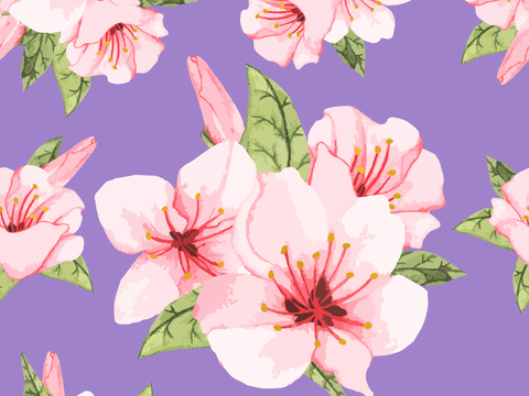 小清新治愈系植物图案纹理肌理39