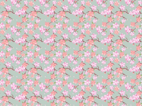 时尚植物图案纹理肌理15