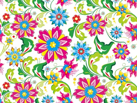 时尚植物图案纹理肌理28