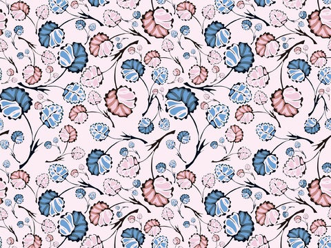 时尚植物图案纹理肌理24