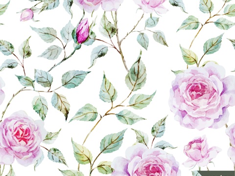  小清晰植物花纹图案纹理4 