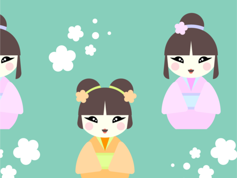 小清晰日式和风图案纹理肌理110