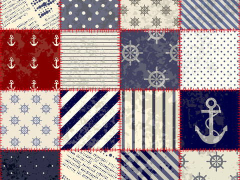 复古民族拼花图案纹理肌理26