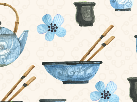 小清晰日式和风图案纹理肌理104