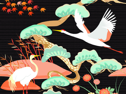 日式和风图案纹理肌理2