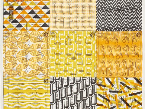  国外高端丝巾面料印花图案1111 