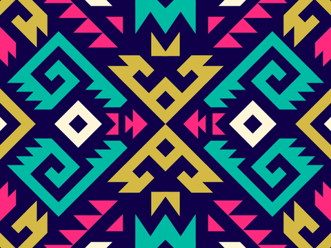 复古民族风花纹图案纹理49