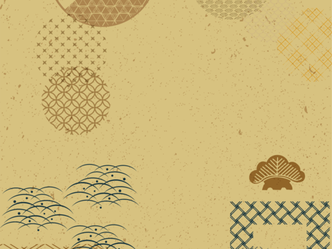 日系和风图案纹理肌理6