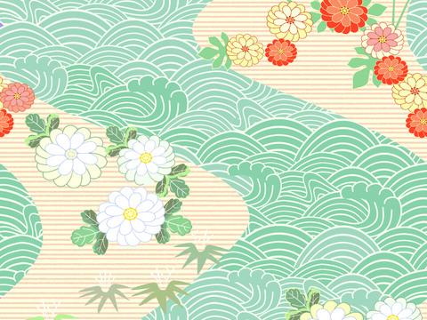 日式和风图案纹理肌理5