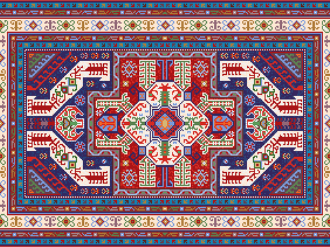 复古民族风花纹图案纹理6