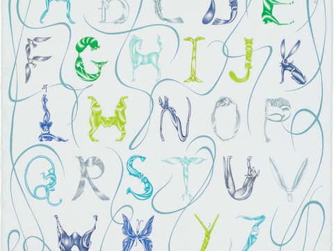  国外高端丝巾面料印花图案1099 