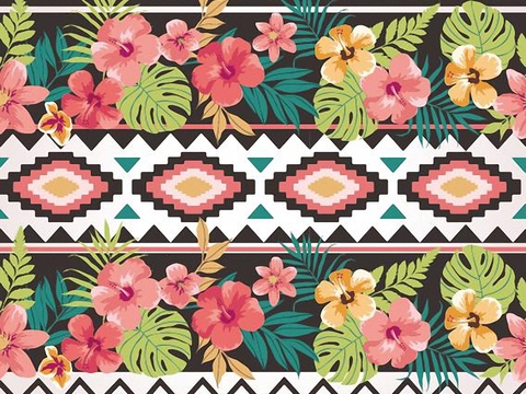 复古民族风花纹图案纹理26