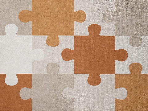 现代简约彩色儿童地毯