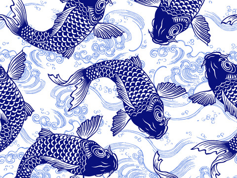 日式和风图案纹理肌理1