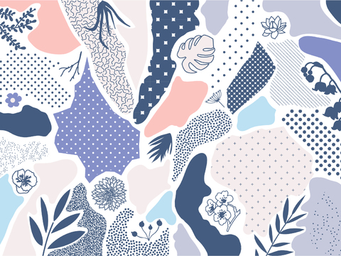 复古民族风花纹图案纹理19