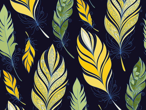 复古民族风花纹图案纹理5