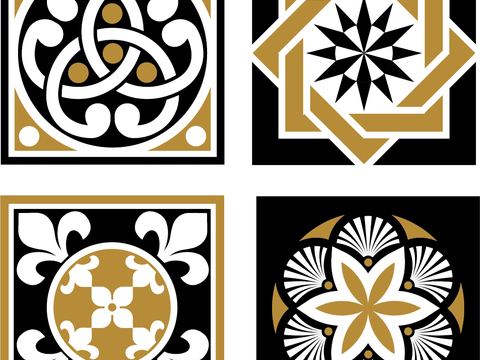 复古民族风花纹图案纹理53