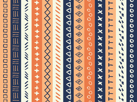 复古民族风花纹图案纹理38