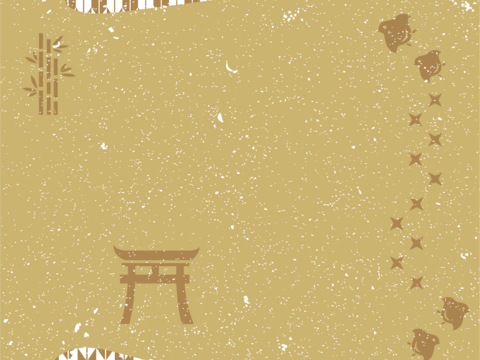  日系和风图案纹理肌理52 