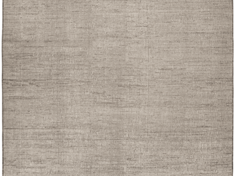 侘寂奶油条纹地毯  编织地毯贴图