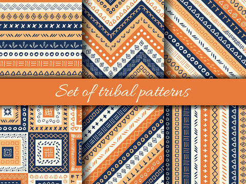 复古民族风花纹图案纹理16