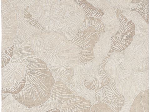 新中式现代地毯 几何地毯 浅棕色贴图