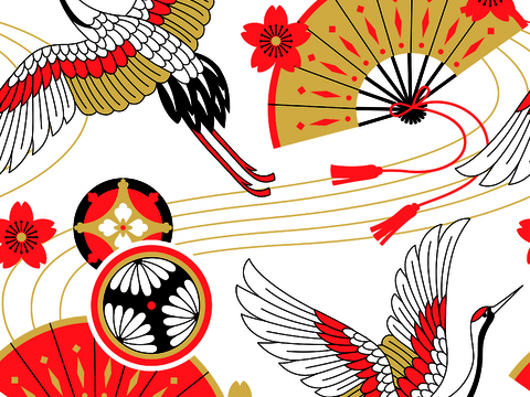 日式和风图案纹理肌理15