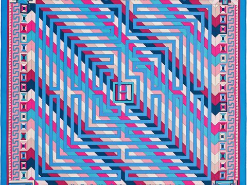 国外高端丝巾面料印花图案225