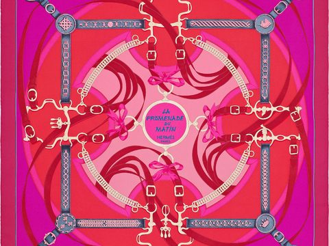  国外高端丝巾面料印花图案113 