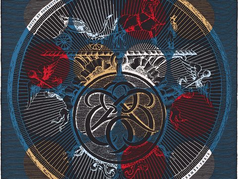  国外高端丝巾面料印花图案1247 