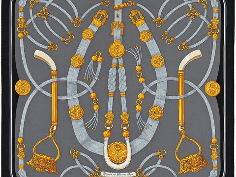  国外高端丝巾面料印花图案1185 