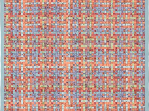  国外高端丝巾面料印花图案164 