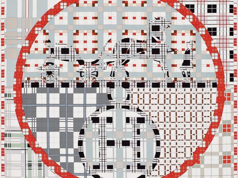  国外高端丝巾面料印花图案326 