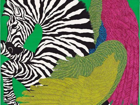  国外高端丝巾面料印花图案29 