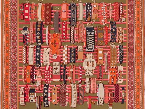  国外高端丝巾面料印花图案258 