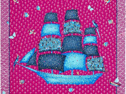  爱马仕丝巾印花图案手绘插画图集23 