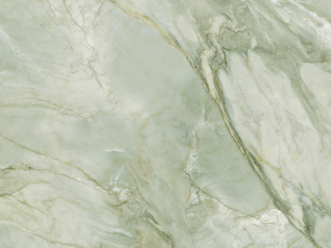 现代极简意式绿色大理石 奢石