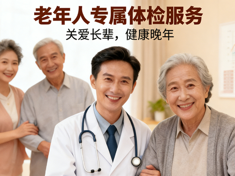 养老院海报 健康中心 体检中心 灯箱内容